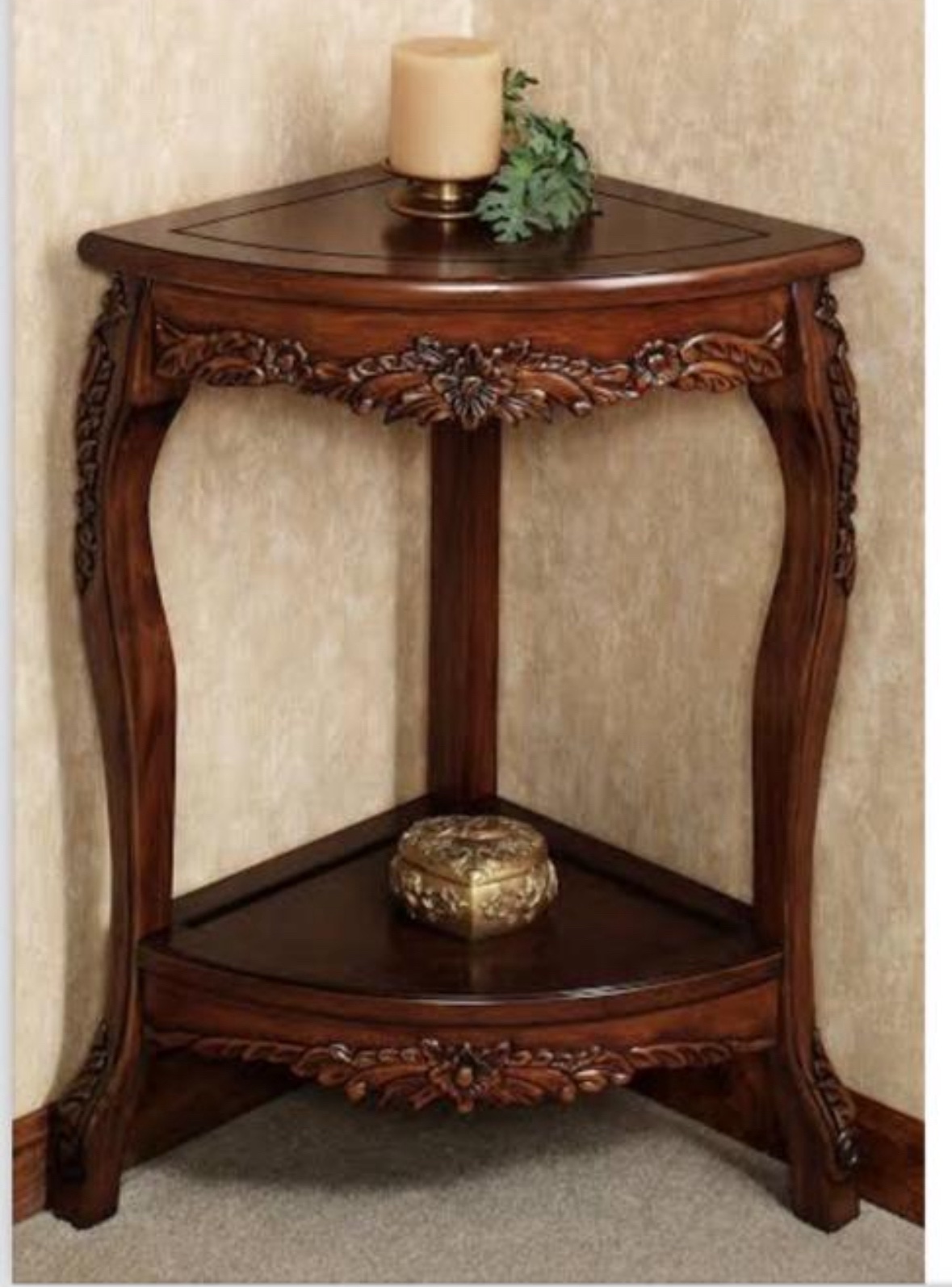 Sheesham Wood Corner Table