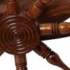Sheesham Wood Ergonomic Rocking Chair for Small Spaces, Comfortable Wooden Armchair Swing Chair for Adult Living Room Balcony for Home Office(Brown)