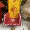 Wood rangoli design stand - Assorted single piece