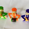 Wooden dolls Traditional Handcrafted Musical Doll Set, Home decor item for living room, decoration Multi colour (3 Dolls in 1 Pack)