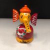 Wooden Head Shaking Ganesha Statue - pack of 1