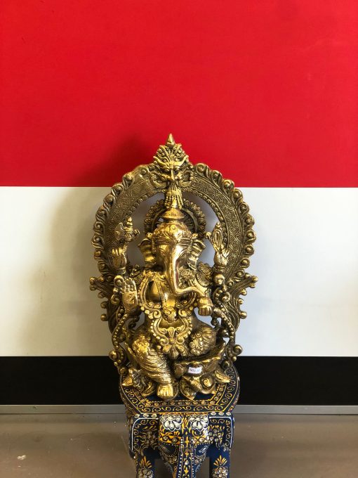 Brass Lord Ganesh Statue (17 Inch) Brass Lord Ganesh Statue (17 Inch)