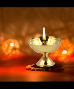 Handmade Solid Brass Indian Oil Lamp Pyali Diya for Puja & Other Religious Rituals | Home Décor, Office & Temples | Festive Gifts - Akhand Diya