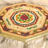 Meenakari work bajot / Pooja Chowki - extra large (12inch)