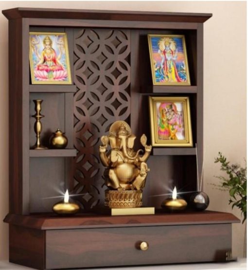 Sheesham wood Pooja mandir / wooden temple (106x60x40cm)