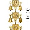 Laxmi, Ganesh, Saraswati, Shubh & Labh Brass Wall Hanging Ghanti with 11 Bells, Beautiful Decoratives Wall Hanging, Dimension- 18X4 Inches, Weight - 900 Gm axmi, Ganesh, Saraswati, Shubh & Labh Brass Wall Hanging Ghanti with 11 Bells, Beautiful Decoratives Wall Hanging, Dimension- 18X4 Inches, Weight - 900 Gm
