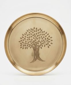 Brass dinner plate Kansa Thali 32 cm