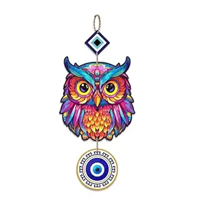 Designer Wooden Wall Hanging For Home Decor | Decoration For Living Room | Modern Artworks Wall Decor Items | Peace Charm Wall Accents | Door Entrance Decorative Hangings