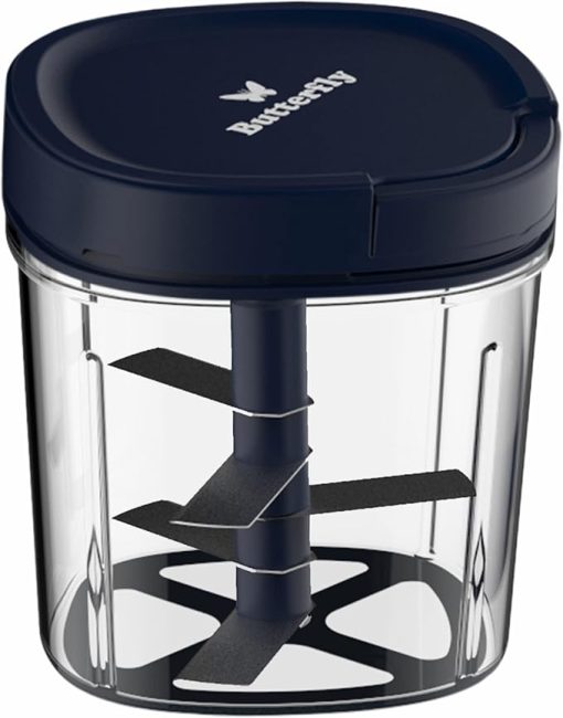 Pigeon New Handy Food Chopper, Onion Chopper With 3 Blades, Green