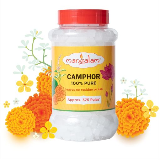 Mangalam Camphor Tablet 250G Jar - Pack Of 1