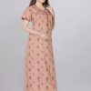 Women's Cotton All Over Print Free Size Maxi Nighty – Assorted – ChennaiStore product image