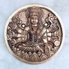ashtlaxmi Set of Eight Piece Hand Made Version Weight 350 grm Each Pure Brass Antique Wall Hanging Ashtalakshmi Engraved Wall Plates Set | Brass Door Wall Arts for Home Decoration | Decorative Items Pooja Living Room Office Decor | Aesthetic Room Decor | Decorative Items for Pooja Room Door 4X4