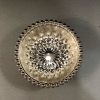 Beautiful German Silver Bowl with little german silver pearls on top