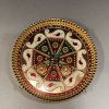 Gold and red colour Swastik design Fiber Plastic Kum Kum tray / Return Gifts Yellow colour Peacock design Fiber Plastic Kum Kum tray / Return Gifts