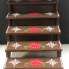 Wood rangoli design 7 steps foldable Golu Padi stand - Brown Wood rangoli design 5 dteps foldable Golu Padi stand - Brown