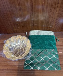 Brass multi purpose bowl with potli bag / Return Gifts
