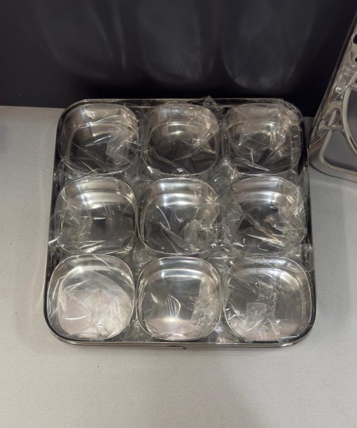 Diamond SS Kitchen Queen Masala Dabba Xl Square / 9 Cups