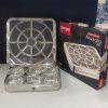 Diamond SS Kitchen Queen Masala Dabba Xl Square / 9 Cups Diamond SS Kitchen Queen Masala Dabba Xl Square / 9 Cups