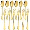 Brass Cutlery Set of 12 Brass Cutlery Set of 12