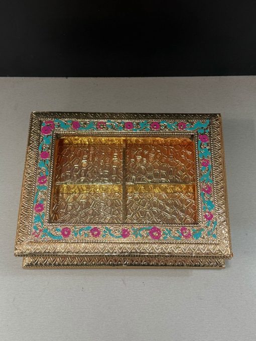 German Oxidised Transparent Jewellery box/ Gift Box / Dry Fruit Box