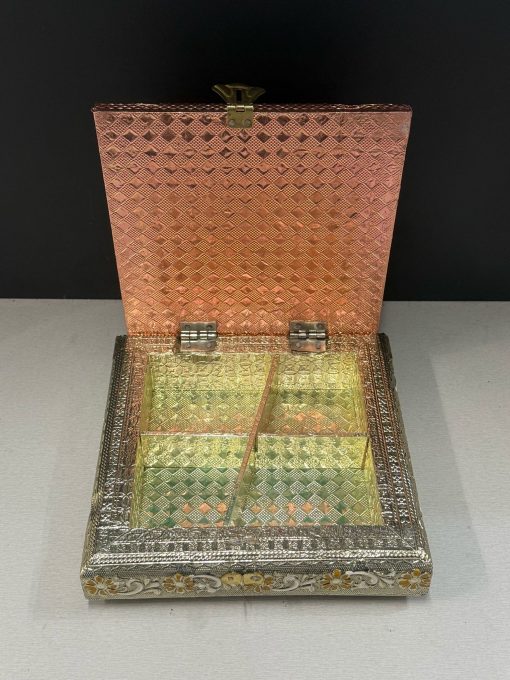 German Oxidised square Jewellery box/ Gift Box / Dry Fruit Box