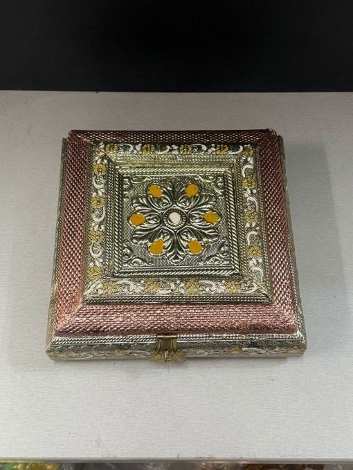 German Oxidised square Jewellery box/ Gift Box / Dry Fruit Box