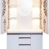 3x6ft Willow Wood Modular Temple 3X7 Ft with Led Lights I Temple for Home I Pooja Temple I Corian Design 3x6ft Willow Wood Modular Temple 3X7 Ft with Led Lights I Temple for Home I Pooja Temple I Corian Design