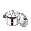 Diamond Stainless Steel Idly/Idli Cooker Induction Base 6 Plates 24 Pits