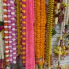 Artificial Red And Orange Marigold Flowers Garland - Pack of 1