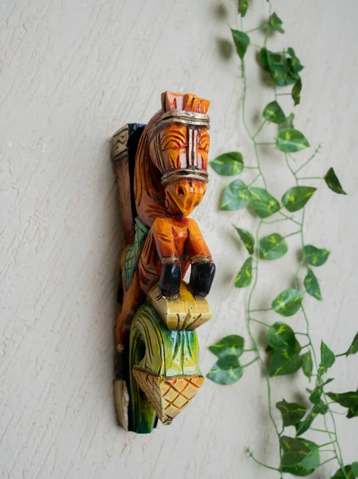 Wooden Carved Horse Bracket - 12 Inch - Pack of 1
