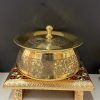 Brass Handi / Kadai Tin Coated Inside 0.7 L / Biriyani Pot/ Serving Pot/ Kadai