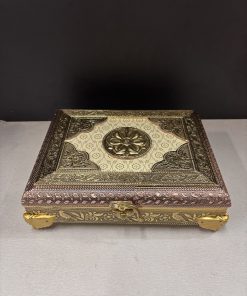 Rectangle German Oxidised Jewellery box/ Gift Box / Dry Fruit Box 9x7 inches