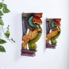 Wooden Carved Yazhi Bracket - 12 Inch - Pack of 1 Wooden Carved Horse Bracket - 12 Inch - Pack of 1