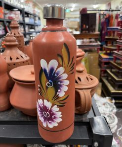 Handmade Earthen Terracotta Clay Water Bottle