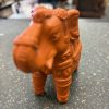 Clay terracotta elephant show piece - 4 inch Clay terracotta elephant show piece – 4 inch