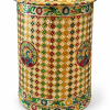 15L Stainless Steel Storage Container with Decorative Peacock Cover 15L stainless steel storage container with decorative peacock cover