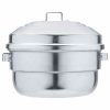 ADITYA anodized aluminium sambar idli pot with two 12-pit plates