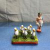 Duck (Vaathu) Clay Golu Doll Set Traditional Duck Vaathu clay Golu doll set for Navaratri Kolu