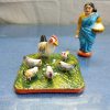 Hen (Kozhi) Clay Golu Doll Set Traditional Hen Kozhi clay Golu doll set for Navaratri Kolu