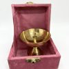Brass Diya with Velvet Gift Box Brass Diya with velvet gift box