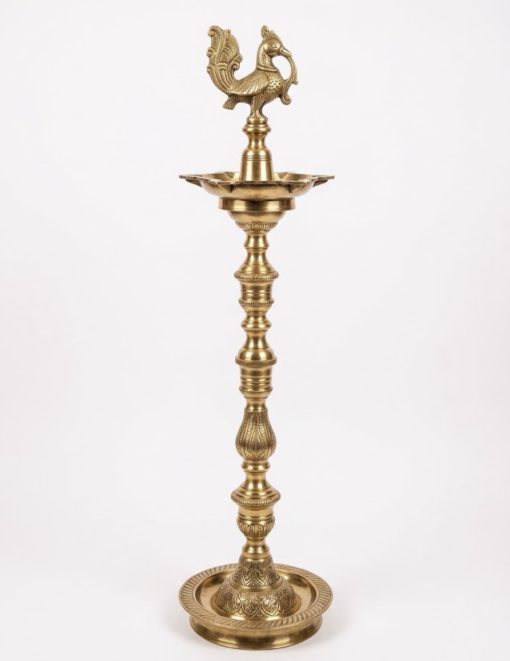 Brass Annapakshi Kuthu Vilakku 60 cm