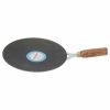 11 inch concave iron dosa tawa with wooden handle