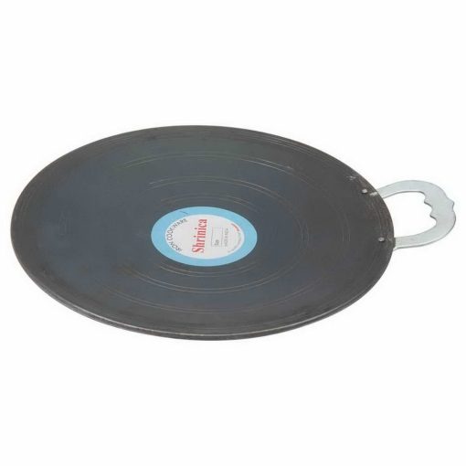 Iron Concave Dosa Tawa with Wooden Handle 11 Inch additional view 3