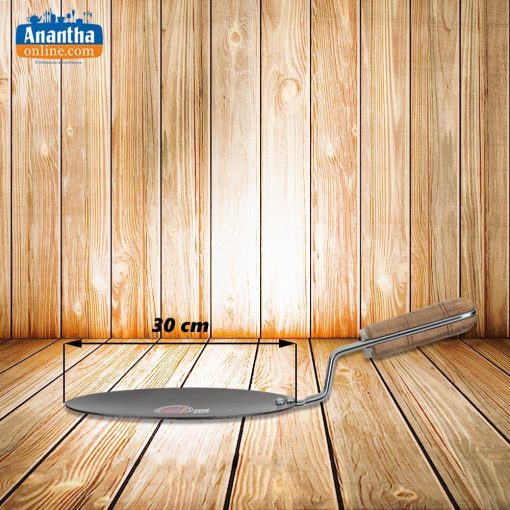 12 inch iron dosa tawa with wooden handle additional product view
