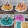 Laddu Gopal Cotton Krishna Dress – Size 3 Single Piece Assorted Assorted cotton Krishna dress poshak for Laddu Gopal Size 3