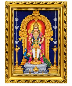 Lord Murugan Framed God Photo 26 x 20 cm