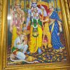 Lord Rama with Sita Lakshmana and Hanuman Framed God Photo 33 x 26 cm