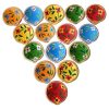 Multicolor Terracotta Clay Designer Diyas – Set of 5 Multicolor terracotta clay designer diyas set of 5 for Diwali decor
