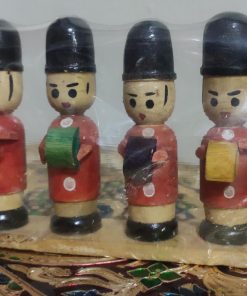 Traditional Police Band Channapatna Golu doll set for Navaratri Kolu
