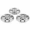 Detachable Stainless Steel idli plate with four square moulds